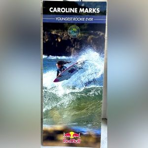Caroline Marks Florida Pro Sebastian Inlet Youngest Rookie Autographed X2 2018